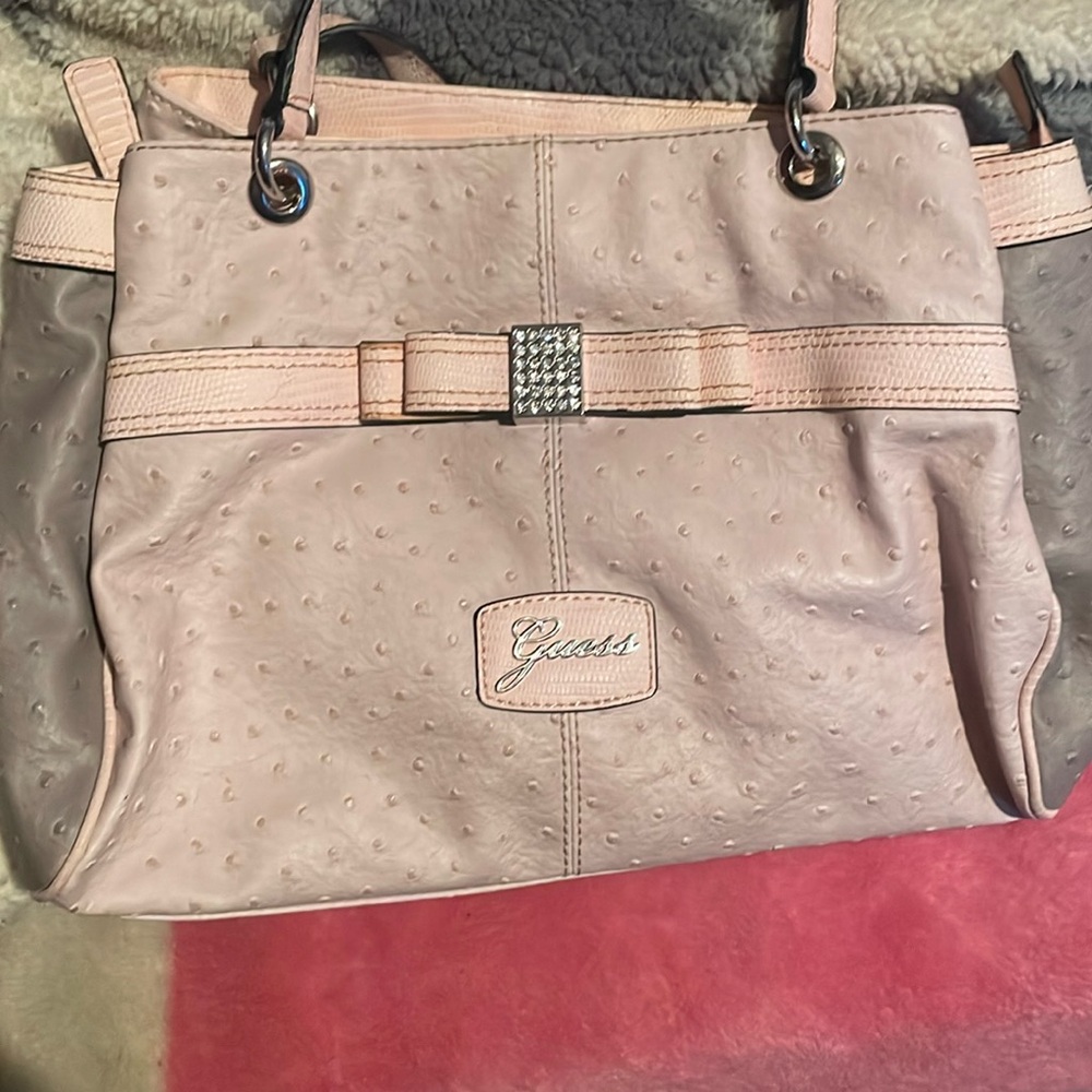Pink GUESS purse
